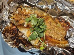 锡纸大黄花-街角等你.大连海鲜烧烤.经典铁板海鲜串(西安路店)