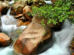 牯牛降之大演坑峡谷一-祁门牯牛降观音堂风景区