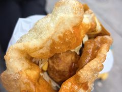 -小红车炸蛋葱油饼