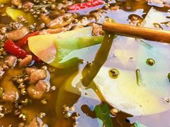 泡豇豆-有红鸡毛店·川菜(建设路店)