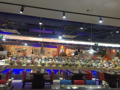 大堂-星海汇海鲜自助烤肉火锅(百大店)