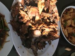 -北京龙庆四季香农家饭庄·灶台鱼·碳烤虹鳟鱼(龙庆峡店)