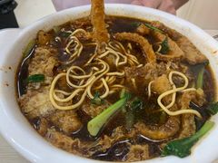 肉丝猪肝皮肚面-一家人面馆(三条巷店)