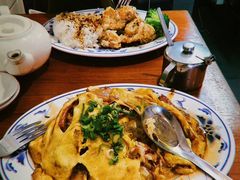 芙蓉蛋叉烧饭-玫瑰苑烧腊饭店