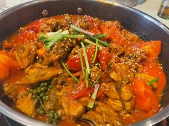-贵州辣子鸡番茄鸡