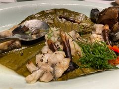 姬松茸菌蒸老虎斑-潮上潮(南中环店)