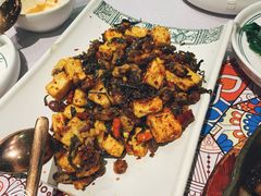 普洱茶炒包浆豆腐-云海肴·汽锅鸡·云南菜(美罗城店)