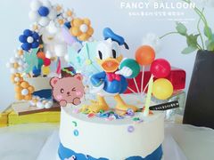-卡比儿童蛋糕·心意定制·低脂零卡糖动物奶油FancyBALLOON(滨海店)