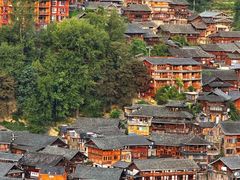 -西江千户苗寨-百年吊脚楼