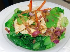 红葱头鲜腐竹捞芥菜-老廣食堂(区庄店)