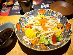 田园沙拉配和风汁-鳗事鱼意·活鳗現烤专门店(富力海珠城店)
