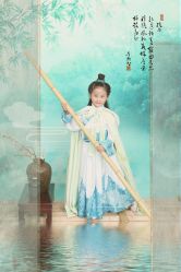 -后宫·古装汉服京剧儿童亲子全家福摄影