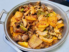 羊头炕土豆-老字号老马炕锅烤肉城
