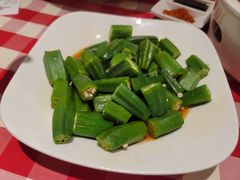 白灼秋葵-西贝(上海新梅广场店)