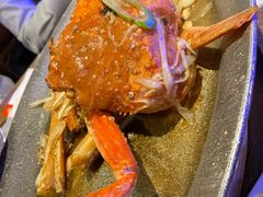 葱姜炒帝王蟹-蟹之国·精品蟹料理(极地店)