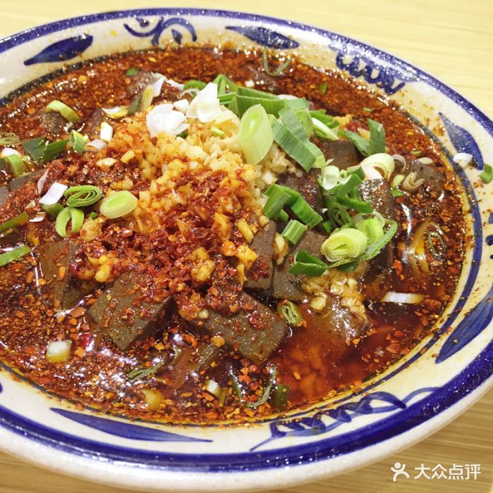 潼关陕西风味餐厅(西安路店)辣子蒜羊血图片 - 第1张