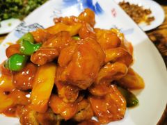 菠萝古老肉-一盏明灯全素斋(殊像寺店)
