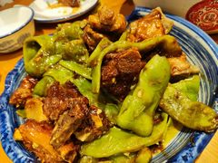 排骨焖油豆角-金勺缘东北菜馆(牡丹园店)
