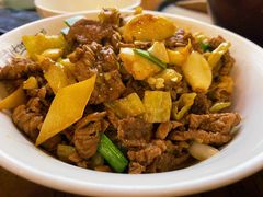 酸萝卜炒牛肉-印象老灶台三下锅·湘西本土原味菜(黄龙洞店)