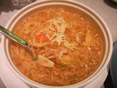 瑶柱虾干酸汤烩粉丝-甬府小鲜(万象城店)
