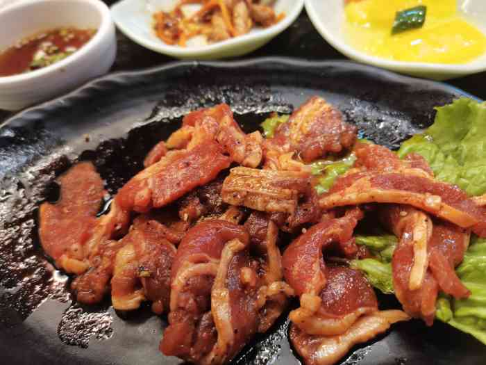 千岛炭火烤肉(天通苑店)-"朋友请客来这里,食材味道都还不错.就是那.