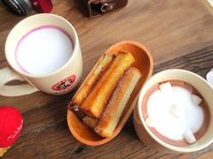 紫薯拿铁＆棉花糖巧克力-漫咖啡MAANCOFFEE(清江路店)