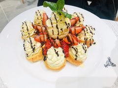 草莓芝士华夫饼-娜娜家·Nana's restaurant(国金汇店)
