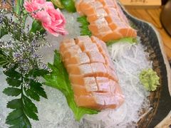 三文鱼鱼腩-黑牛の店·和牛烧肉(合生汇店)