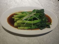 白灼芥兰-金杏·粘卷子 烤鸭 农家菜