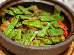 砂锅螺头酱刀豆-高佳庄·海鲜酒楼(东港店)