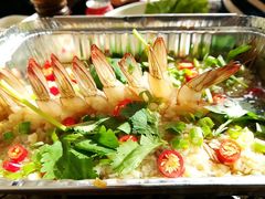 锡纸开背虾-秋香家韩式炭火烤肉(磐石路店)
