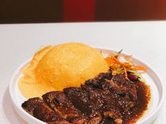 黑椒牛扒蛋包饭-锦园春香港茶餐厅(西海湾旗舰店)