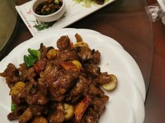 板栗桂花鸡-圆满素食林饭店非遗素食(河西店)