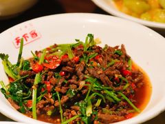 香菜炒牛肉丝-天下客饭店(中山路店)