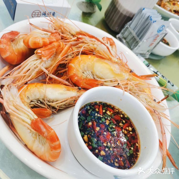 海旺角的生腌绝了！咸蛋黄大虾也超好吃！