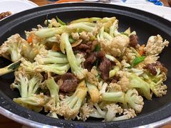 干锅有机花菜-巴依老爷新疆美食(望京小街店)