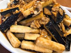 蛤蜊肉拌茄子-华春餐馆(鱼山路店)