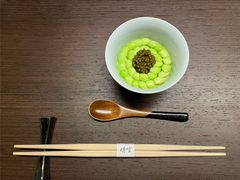 鲟鱼子酱&nbsp;枝豆&nbsp;茶碗蒸-晴空·日本料理(万象城店)