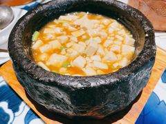 石锅鸡汤豆腐-绿茶餐厅(王府井永宁门店)
