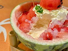 西瓜啵啵奶冰刨冰-大象厨房(重庆道店)