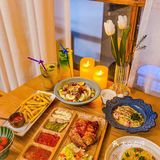 🍴在独栋别墅里吃烛光晚餐🏠
