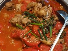 -贵州辣子鸡番茄鸡