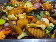 -干老庆贵州留一手烤鱼·地摊火锅(财经大学店)