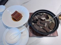 砂锅自制黑豆腐-富淳饭店(陆家嘴保利广场店)