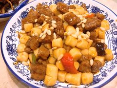 松子牛肉炒年糕-兔爸私家小厨(新北万达店)