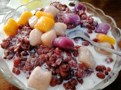 红豆芋圆牛奶冰-小恶魔甜品