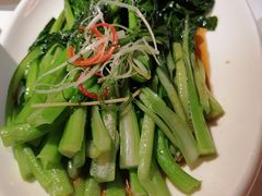 白灼菜心-宝轩渔府·老字号海鲜·正宗津菜(水上店)
