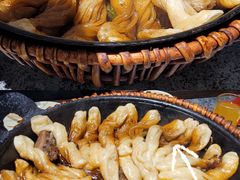 大公鸡粘卷子-华盛园卷子王农家菜水库鱼