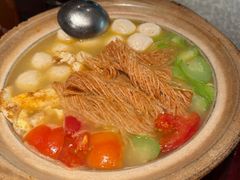 丝瓜鱼丸炖馓子-永安鱼庄·镇江菜(东吴路店)