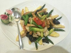 鲜淮山炒虾球-龙悦湾酒家·八阵鱼生·渔人码头店